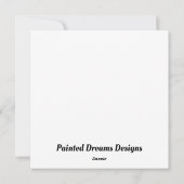 フェスティバルブラックラブラドール着用サンタハット シーズンカード (裏面)