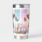 フェスティバルブラッシュストロークイースターハイランドカウズ20oz 保温保冷タンブラー (左面)