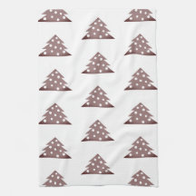 フェスティバルブルガンディクリスマスツリーパターンホリデイK