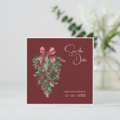 フェスティバルブルゴーニュ冬のクリスマス結婚の セーブザデート (スタンド正面)