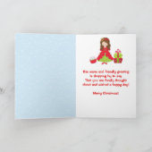 フェスティバルブルネットヘアクリスマスプリンセス シーズンカード (内部)