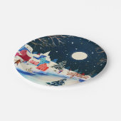 フェスティバルブルーウィンタースノーヴィレッジ ペーパープレート (アングル)