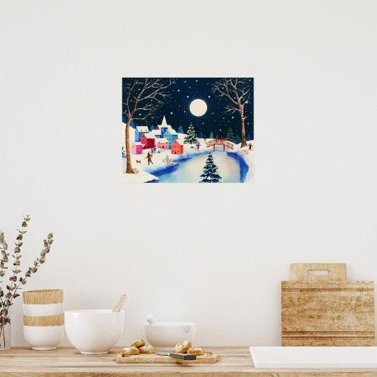 フェスティバルブルーウィンタースノーヴィレッジ ポスター (キッチン)