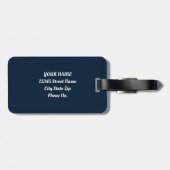 フェスティバルブルーウィンタースノーヴィレッジ ラゲッジタグ (裏面横)