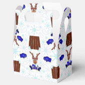 フェスティバルブルーカスキークリスマストインデーナー フェイバーボックス (オープン)