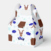 フェスティバルブルーカスキークリスマストインデーナー フェイバーボックス (正面サイド)