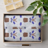 フェスティバルブルーカスキークリスマストインデーナー 薄葉紙 (ギフト)