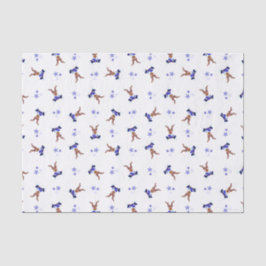 フェスティバルブルーカスキークリスマストインデーナー 薄葉紙