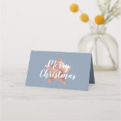 フェスティバルブルースタークリスマス プレイスカード (裏面)