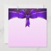 フェスティバルブルーリボンブライダルシャワー招待 招待状 (裏面)