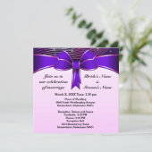 フェスティバルブルーリ結婚ボンの5.25インチx 5.25インチ招待状 招待状 (スタンド正面)