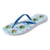 フェスティバルブルー50番目の誕生日ビーチサンダル ビーチサンダル (アングル)