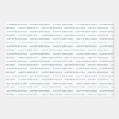 フェスティバルブルー&イエロー熱帯魚コーディネート ラッピングペーパーシート (正面2)