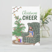 フェスティバルプグクリスマス応援ウィズホリデーカード サンキューカード (スタンド正面)