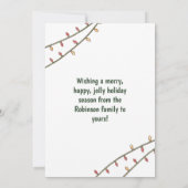 フェスティバルプグクリスマス応援ウィズホリデーカード サンキューカード (裏面)