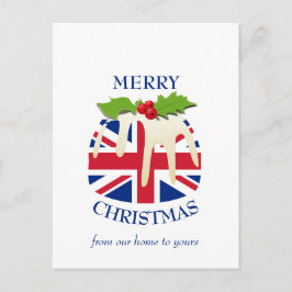 フェスティバルプリンBRITISH UNION JACK CHRISTMAS ポストカード