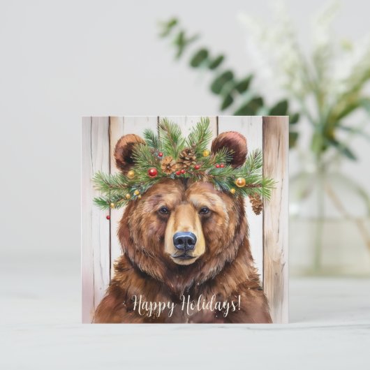 フェスティバルベアークリスマス シーズンカード (スタンド正面)