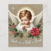 フェスティバルベビーイエスバイブル聖句スクラップブック紙 (正面)