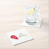 フェスティバルベリーカラーオーナメントBe メリー スクエアペーパーコースター (インサイチュ)