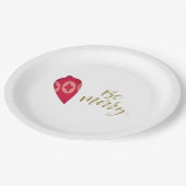 フェスティバルベリーカラーオーナメントBe メリー ペーパープレート (アングル)