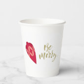 フェスティバルベリーカラーオーナメントBe メリー 紙コップ (裏面)