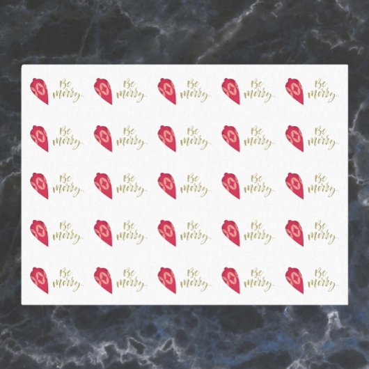 フェスティバルベリーカラーオーナメントBe メリー 薄葉紙