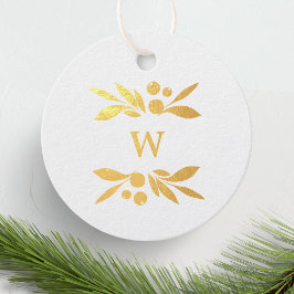 フェスティバルベリー伝統的グリーン&レッドクリスマス フェイバータグ