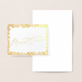 フェスティバルベリー伝統的グリーン&レッドクリスマス 箔カード (ディスプレー)