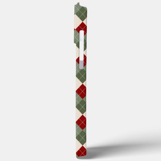 フェスティバルベルネーズドッグとサンタハットと花模様 Case-Mate iPhoneケース (裏面 / 左)