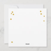 フェスティバルベルーガクジライラストレーションクリスマス シーズンカード (裏面)