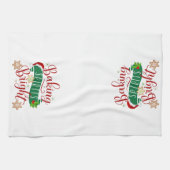 フェスティバルベーキングスピリッツ明るいクリスマス キッチンタオル (横)