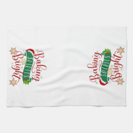 フェスティバルベーキングスピリッツ明るいクリスマス キッチンタオル
