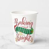 フェスティバルベーキングスピリッツ明るいクリスマス 紙コップ (正面)