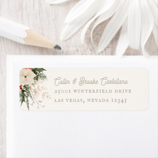 フェスティバルベージュホリデイ差出人住所 ラベル (インサイチュ)