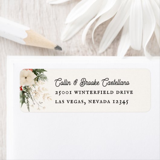 フェスティバルベージュホリデイ差出人住所 ラベル (インサイチュ)