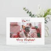 フェスティバルペットフォトメリークリスマススクリプト シーズンカード (スタンド正面)