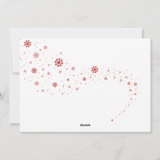 フェスティバルペットフォトメリークリスマスホリデーカード シーズンカード (裏面)