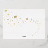 フェスティバルペットフォトメリークリスマス 箔シーズンカード (裏面)