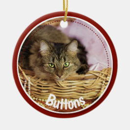 フェスティバルペット写真2021クリスマス セラミックオーナメント