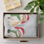 フェスティバルペットinサンタハッツメリークリスマスデザイン 薄葉紙 (ギフト)