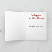 フェスティバルペンギンクリスマスカード シーズンカード (内部)