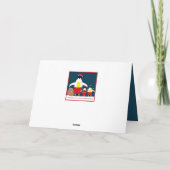 フェスティバルペンギン、クリスマスグリーティング カード (裏面)