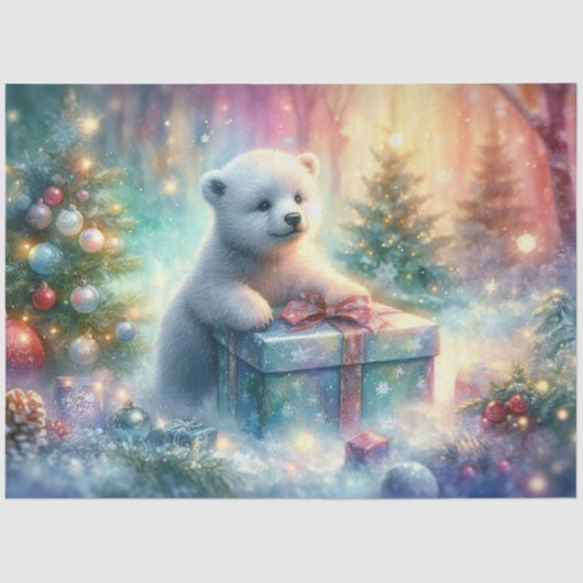 フェスティバルホッキョクグマとジャイアントギフトの切り離 薄葉紙 (正面)