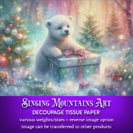 フェスティバルホッキョクグマとジャイアントギフトの切り離 薄葉紙
