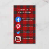 フェスティバルホットココアカフェチョコレートホットチョコレート 名刺 (裏面)