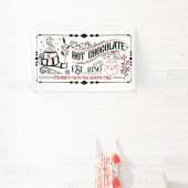 フェスティバルホットチョコレートクリスマスバナー 横断幕 (インサイチュ)