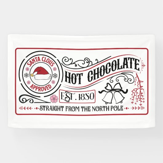 フェスティバルホットチョコレートクリスマス 横断幕 (横)