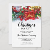 フェスティバルホリシンプルーベリークリスマスパーティー 招待状 (正面)