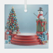 フェスティバルホリデイステージ ガラスオーナメント (正面)