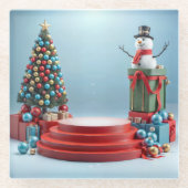 フェスティバルホリデイステージ ガラスコースター (正面)